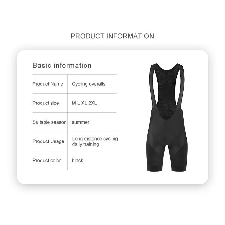 New Pro Cycling Bib Shorts Summer Breathable Quick Dry Mountain Road Biking Men Professional Sponge Pad Bicycle Clothes