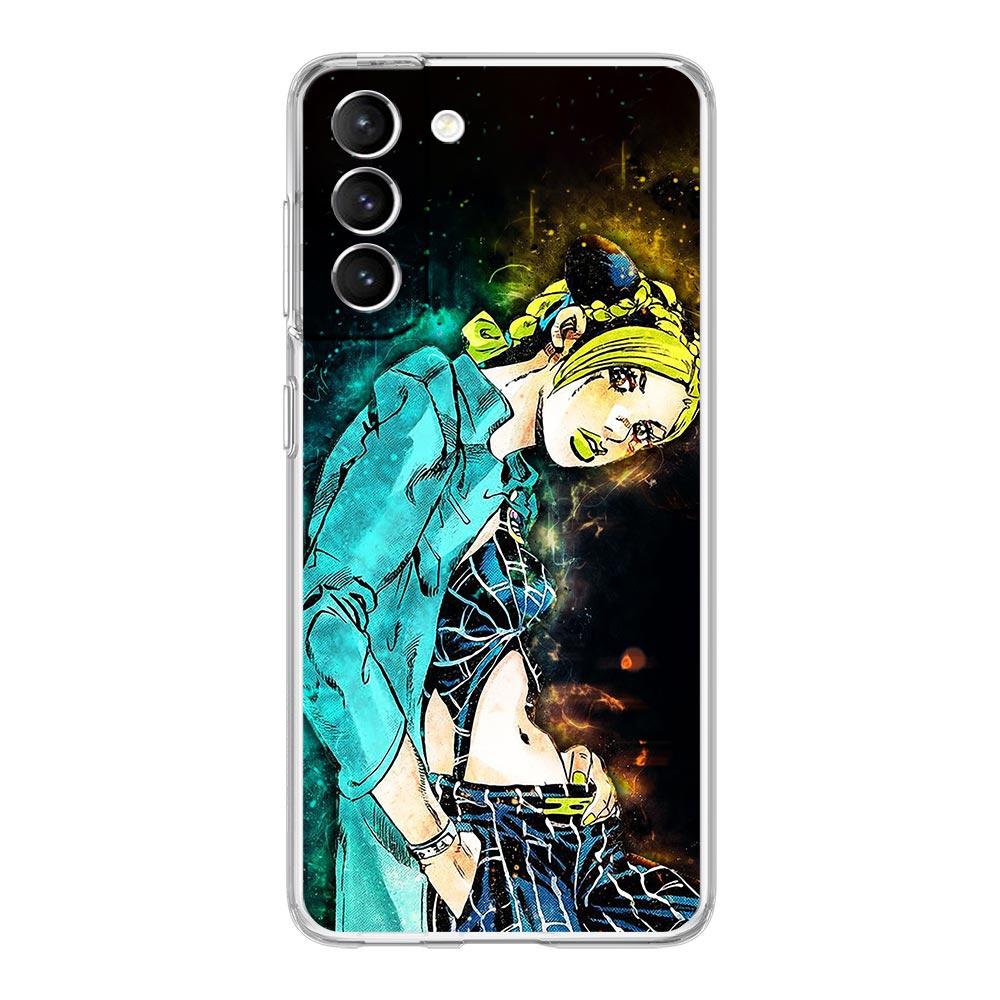 Husa de telefon Jojo Bizarre Adventure pentru Samsung Galaxy S22 5G S20 Ultra S21 FE 5G S10E S9 S8 S10 Plus Note 20 10 Husa din spate transparenta
