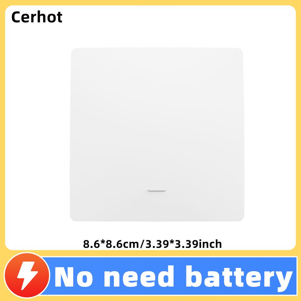 Self-Powered Wireless Remote Control Switch: No Wiring, No Battery, Waterproof, Elastic Return, Random Placement