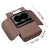 Car Armrest Box Pad Storage Organizer with Cup Holder and Tissue Box Multifunctional Car Accessories for Enhanced Comfort