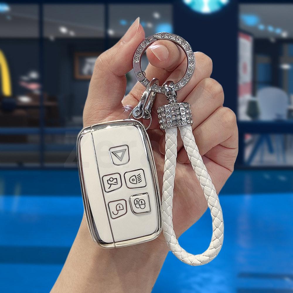Auto Accessories For Jaguar Xe Xj Xjl Xf Tpu Car Key Case Cover For Land Rover Evoque Freelander Discovery 4 Range Rover Sport