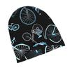2D Flat Printing I Love Bikes Classic Knit Hat for Adults Available In Versatile Tones Ideal for Subtle Styling During Cool Days Or Relaxed Seasons