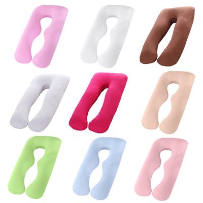 70*130 Cm Big Size Pure Cotton Fabric Multifunction Pregnancy Pillow Case Cotton Comfort Soft Cover U-Type for Maternity Women