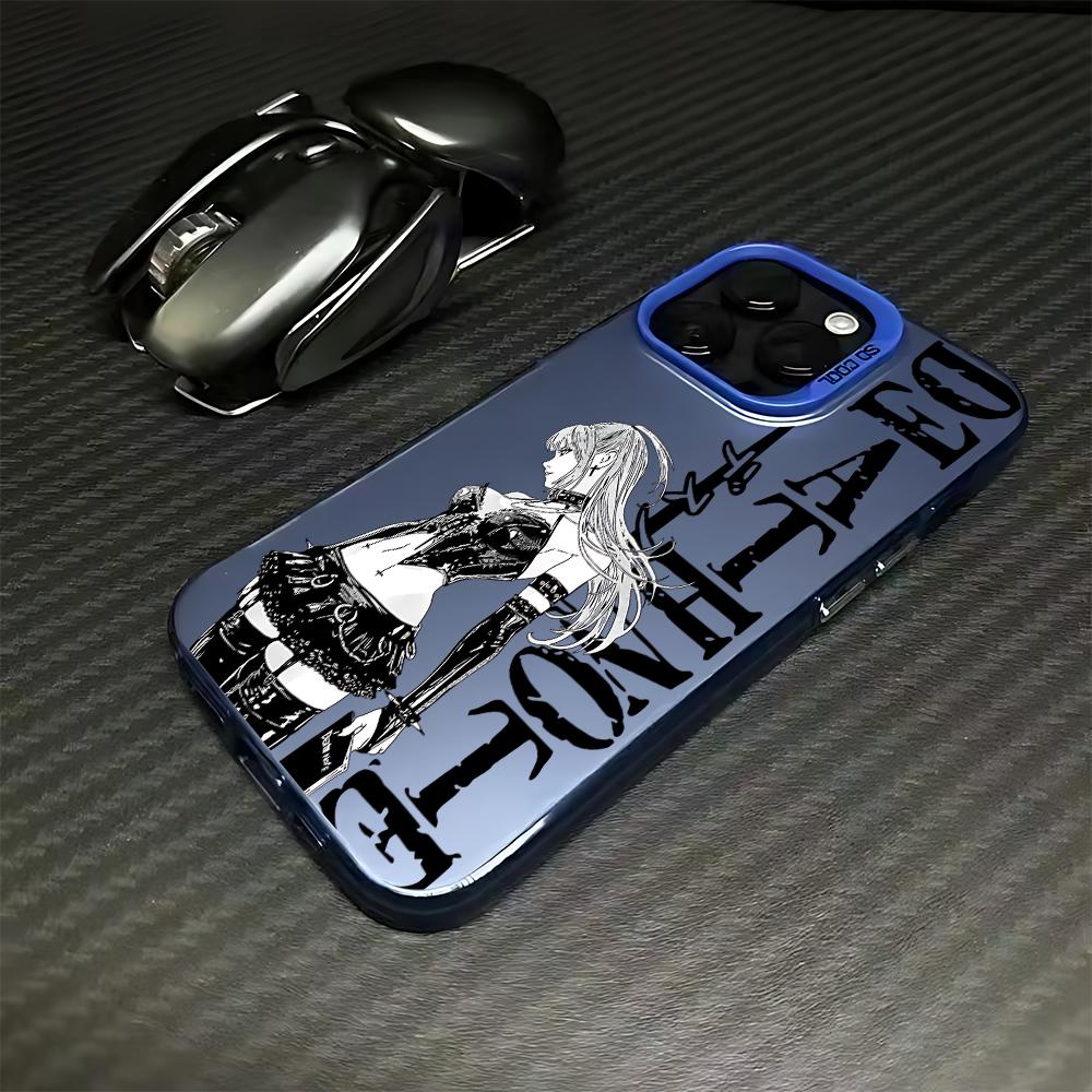 Anime Death Note Phone Case For iPhone 17 Air 16 E 15 14 13 12 11 Pro Max Plus Mini SE2020 2022 Anti Fall Matte Back Cover