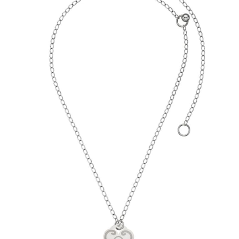 Nff Liebes Code Halskette-Silber