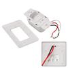 Wall Mounted Motion Sensor Switch with US PIR Infrared Automatic Light Activation for Energy Saving and Security