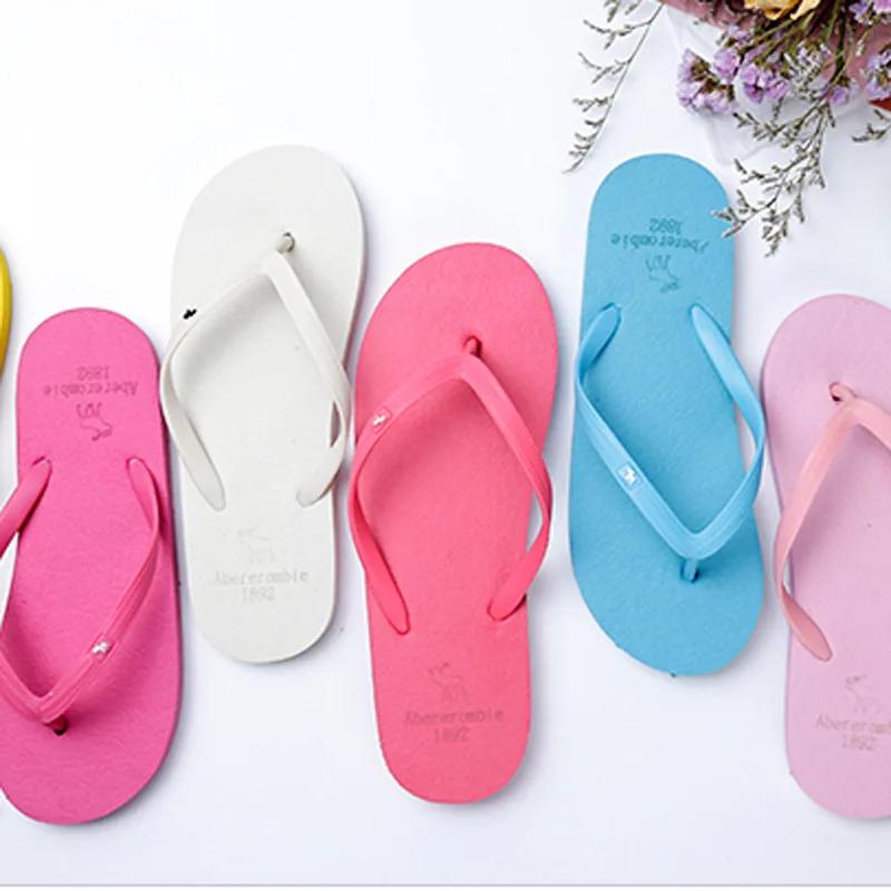 Fashion Summer Women Flip Flops Flat Slides Sandals Women White Black Slippers Flip Flops Slippers Summer Women Slippers Slip On Sandals