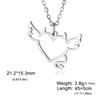Devil Love Pendant Stainless Steel Necklace Men And Women Fashion Sweet Romantic Valentine's Day Gift Jewelry Gift