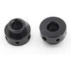 2Pcs Universal Car Window Handle Winder Riser Replacement Winder Crank Riser Window Handles Aluminum Alloy (Black)