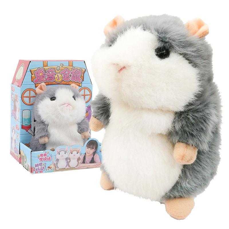 

Год Крысы Ле Джилл Электрический симулятор хомяка Говорящая мышь Интеллектуальный плюшевый питомец Детская игрушка розовый/жёлтый