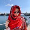 Sunscreen Shawl Women's Summer Thin Travel Big Scarf Desert Silk Scarf Ethnic Style Scarf Seaside Beach Scarf