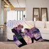 Anime M Medalist Throw Flannel Throw Blanket Suitable for Sofa Living Room Bedroom