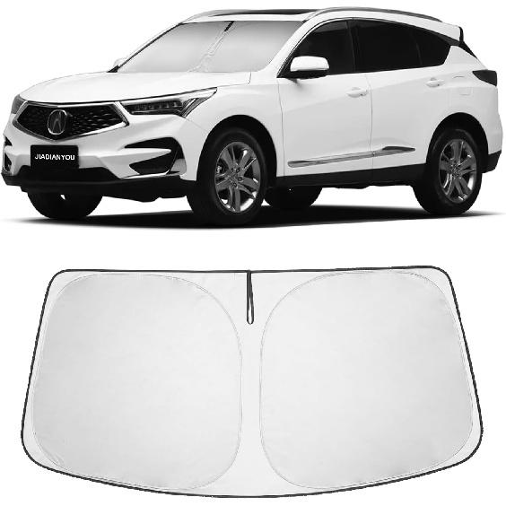 for BMW X5 Windshield Sun Shade - Foldable Windshield Cover Sun Shade X5 2014-2025 Accessories Protect Car from Sun Rays Overlapping UV Reflective