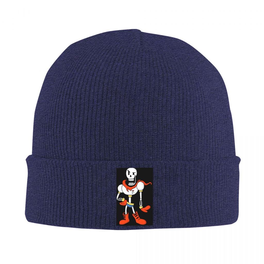Undertale Sans Und Papyrus Warme Strickmütze Winter Strickmütze Beanie Mütze Skullies Beanies Hip Hop Mützen für Unisex