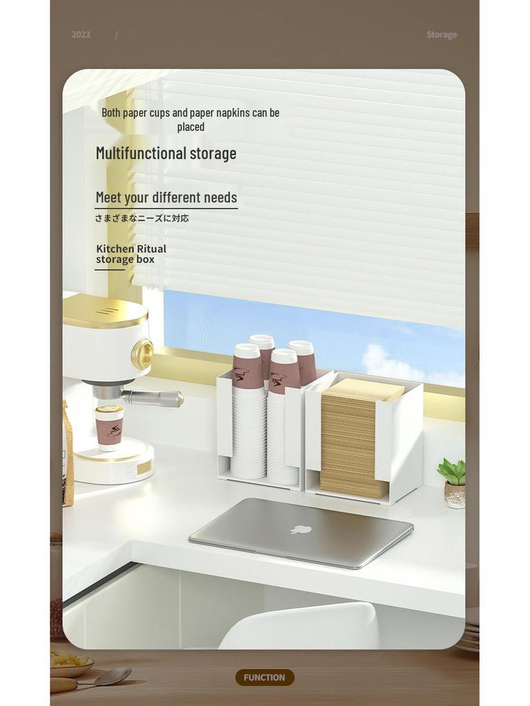 Rätvinklig Nudel- och Snacksorganisatör för Kök & Skrivbord