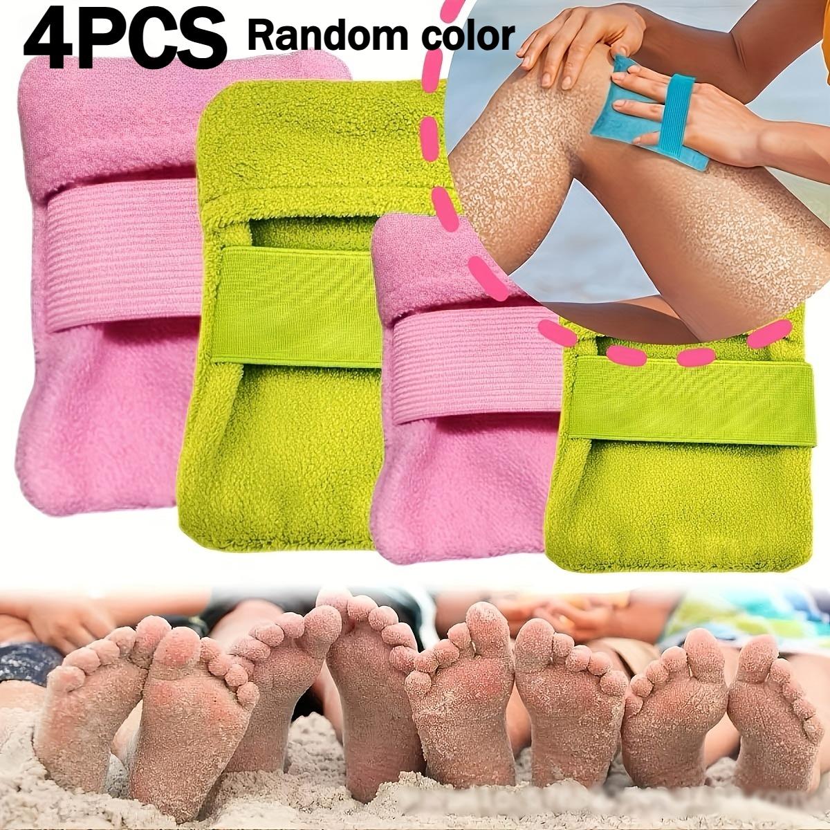 4pcs Portable Beach Sand Removal and Cleaning Tool. For Travel, Beach Vacations, Camping, Outdoor Activities, and Cleaning Tool