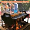 Štěrbinový gril Skládací BBQ gril Nastavení bez nářadí Přenosné kempingové grily pro kempování, grilování na parkovišti, RV, vaření venku