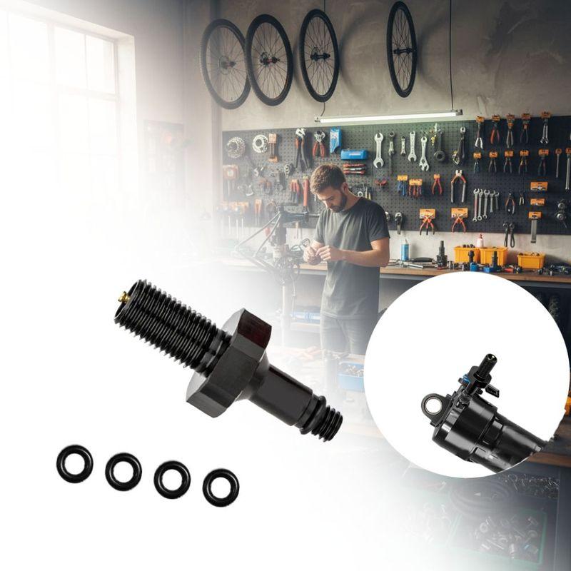Aluminum Alloy Valve Adapter Tool Light Weight Easy To Use Shock Absorber Inflation Adapter for IFP Internal Thread Air Nozzle