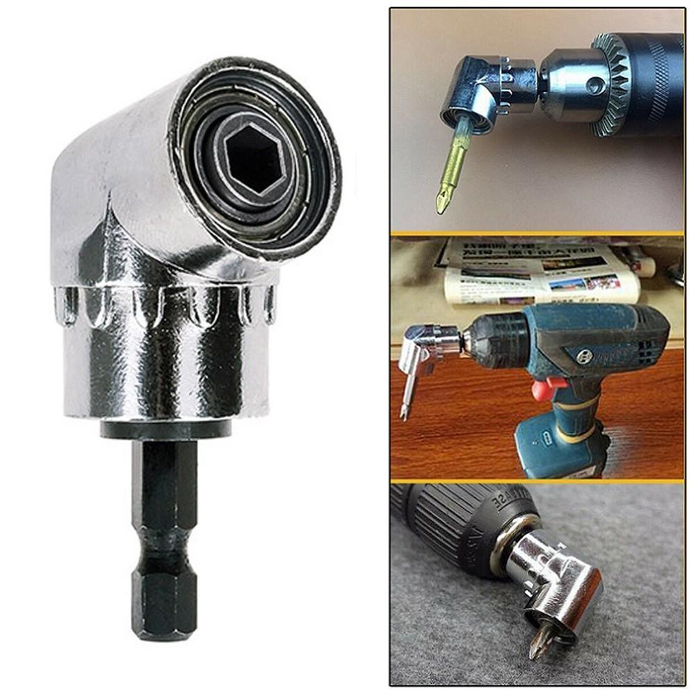 Silver Drill Adapter Right Angle 105 Degree 5.5*3cm Adapter