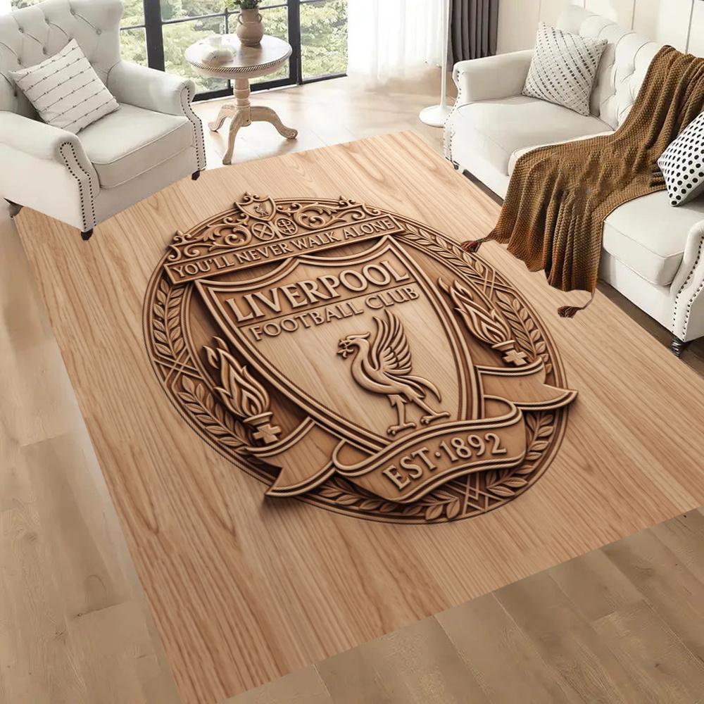 Liverpool Football Club Floor Rug Office Rug Suitable For Entryway Decorate Room Study Room Kitchen Antislip Carpet Office Home Decor
