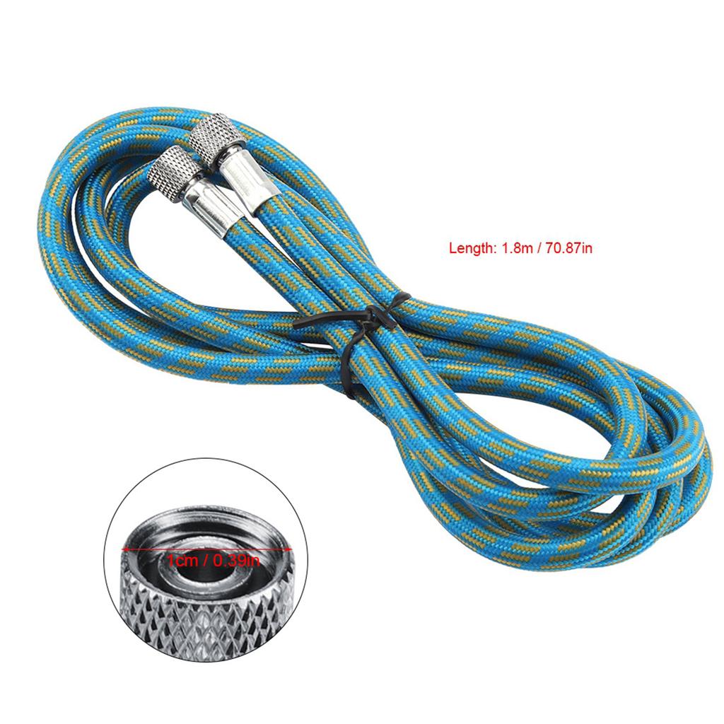 1.8M Woven Brush Hose Tool 1/8" To 1/8" Adaptor Fitting