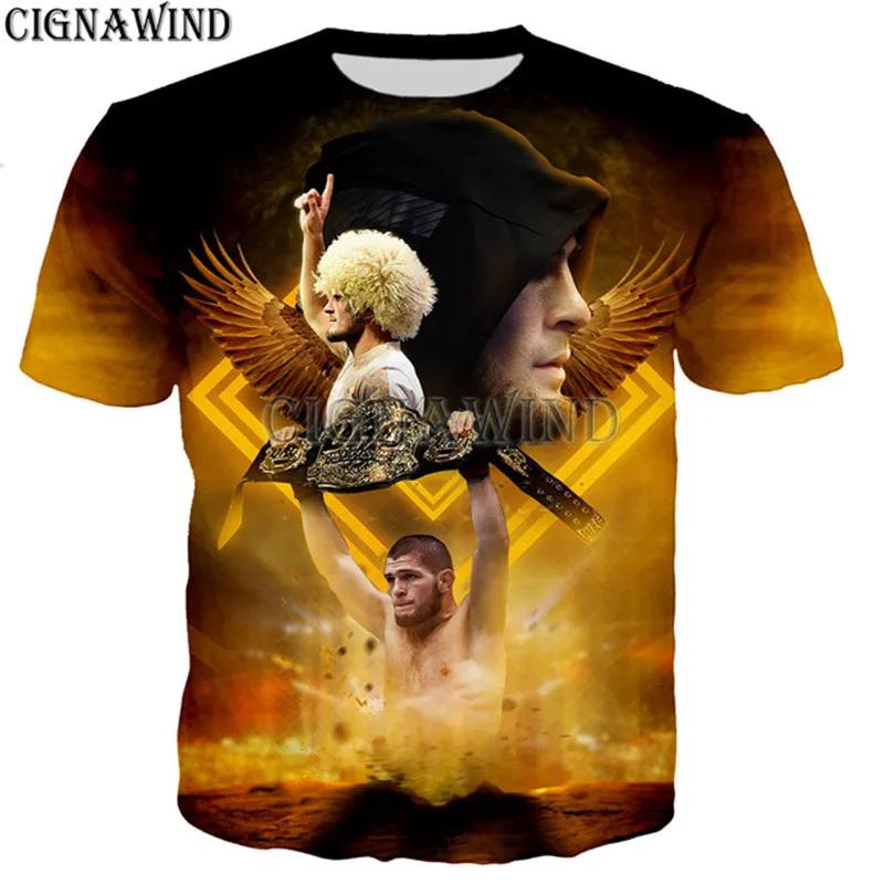 New Arrival Khabib Nurmagomedov/conor Mcgregor T Shirt Men/women 3D Print T-shirts Harajuku Style Tshirt Streetwear Tops