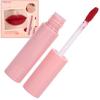 3pcs Dual Use Long Lasting Matte Lip Gloss Matte Waterproof Lip Glaze Makeup Tool PF M01(#204 )