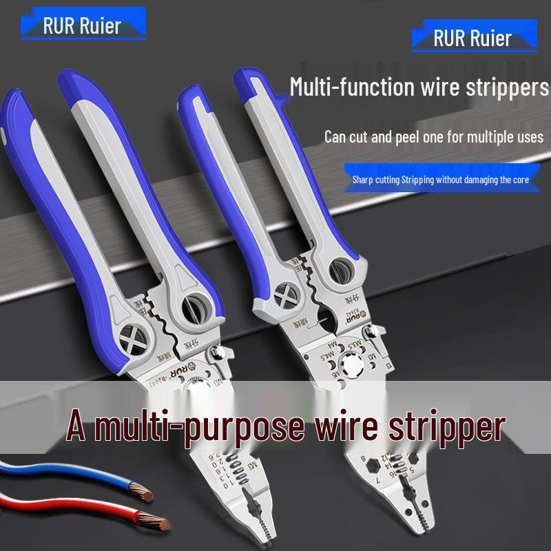 Pro-Grade Multifunction Electrician's Wire Stripper and Cutter Tool Pliers