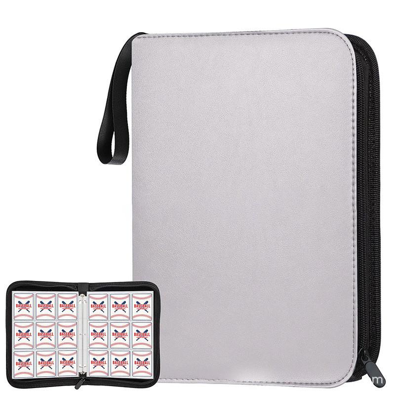 Nine Multi Color Grids Card Binder Holder Collection Book Loose Leaf Collectors