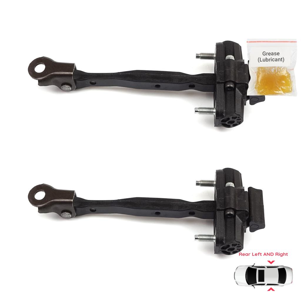 BDP1235-1 2 Pieces Rear Door Hinge Stop Check Strap Limiter for Vauxhall Opel Astra K B16 Crossland X Cruze 2016-2019 Buick Verano 13456270