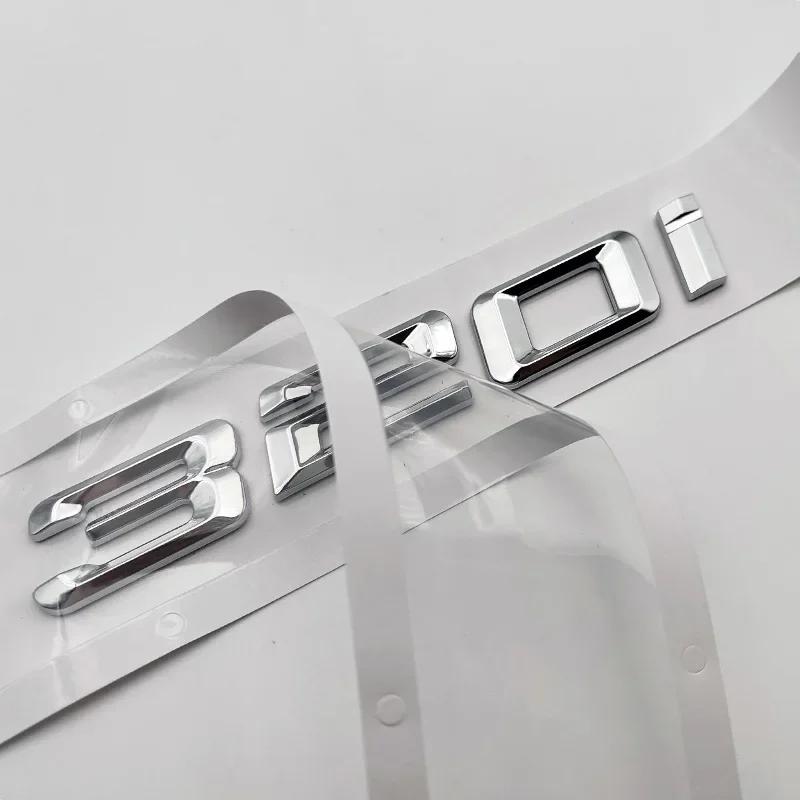 Swpzb8 ABS Χρωμιωμένα Γράμματα Εμβλήματα Πορτμπαγκάζ Αυτοκινήτου Κατάλληλα Για F30 E90 G20 E46 320i 325i Μη Γνήσια Αξεσουάρ Αυτοκινήτου