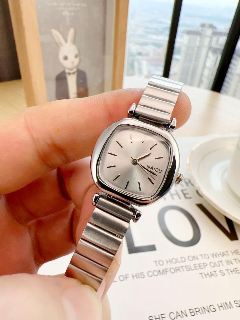 College Style Watch Women Students Korean Version Simple Temperament Small dial Square Ladies Versatile Fashion Quartz Watches