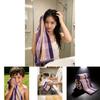 Absorbent Cotton Striped Face Cloth With Thick Finish For Daily Face Care Adults
