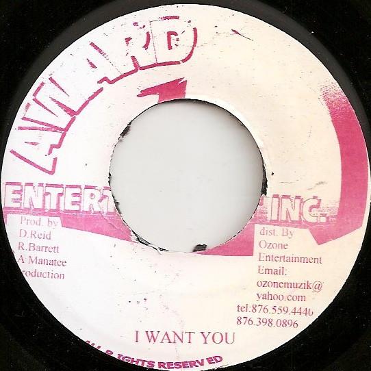 

7inch Record LUKIE D - I Want You / Danderous NONE Award 1 Enterta Jamaica Reggae, Ska & Dub Used