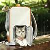 Hoopet Cat Carrier, Large Capacity, Portable and Breathable Backpack for Ragdoll, Suitable for Puppies And Outdoor Use, for 10kg Cats and 7.5kg Dogs