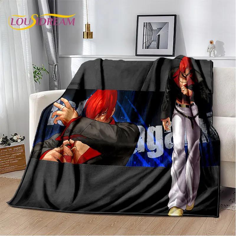 King of Fighters Retro Game Gamer Soft Plush Blanket,Flannel Blanket Throw Blanket for Living Room Bedroom Bed Sofa Picnic Cover