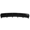 Rear Bumper Diffuser Fin Spoiler Chassis Splitter Glossy Black Aerodynamic Accessory Universal for Car