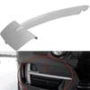 2x Front Bumper Grill Grille Trim For 2014-2017 BMW X5 F15 Molding Silver ABS