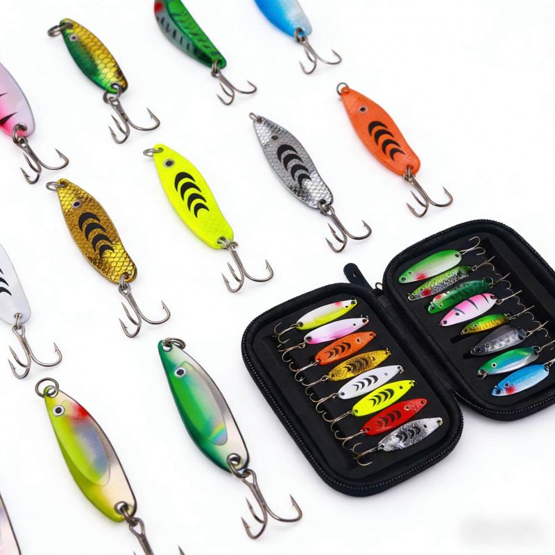 16Lure Bait Set with Shiny Lures, Universal for Freshwater and Saltwater, Special for Bass and Pike, New Bionic Lure Set
