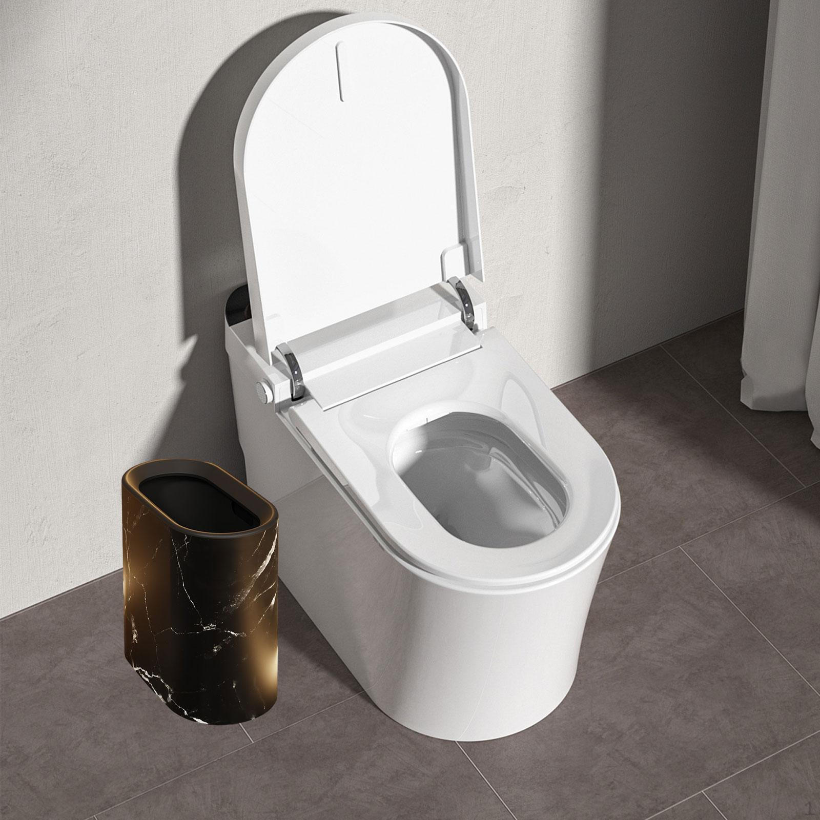 

Открытый верх мусорного бака портативный мусорный бак для ванной комнаты кабинета отеля Black