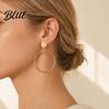 Face Slimming Earrings 1 Pair Drop for Women Large Circle