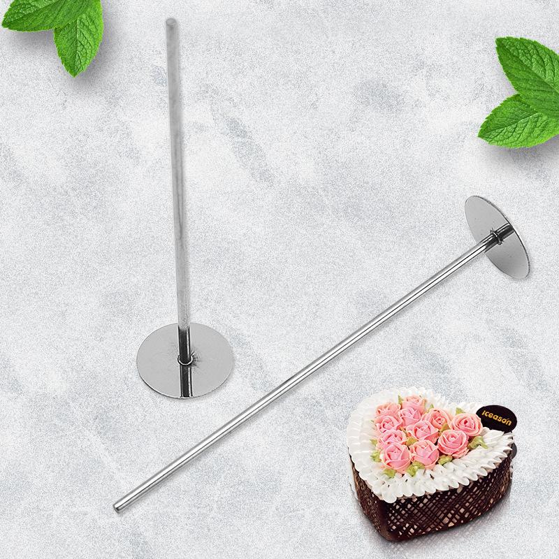 Blumen Nägel Kuchen Dekorationsset Heizstab für Pfannenkern Cupcake zu Backen Edelstahl Werkzeug Silber Kuchen Heizstab