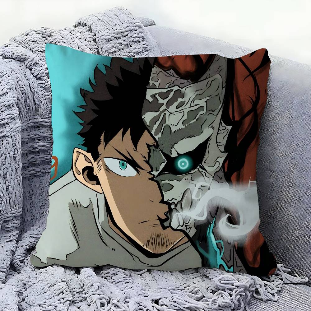 

Anime Kaiju No-8 Pillow Gift Home Office Decoration Bedroom Sofa Car Cushion Cover Case 45x45 12x12Inch