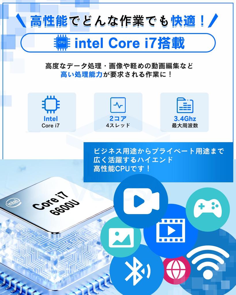 VETESA Laptop with Office Intel Core i7 Japanese keyboard with numeric 16GB 256GB Windows 11 Pro FHD thin and lightweight WiFi Bluetooth USB ideal for