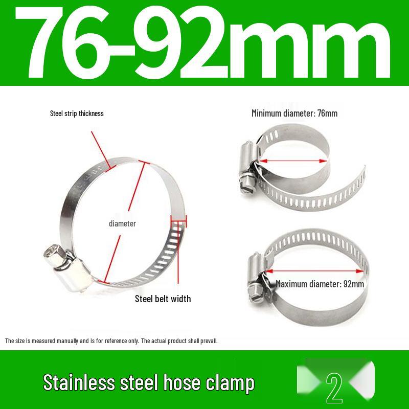 201 Edelstahl Schlauchschelle für Rohre