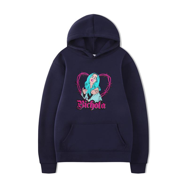 Karol G Letter Print Hoodies New Autumn Men Fashion Long Sleeve Sweatshirts Women Casual Streetwear Pullovers Sudaderas