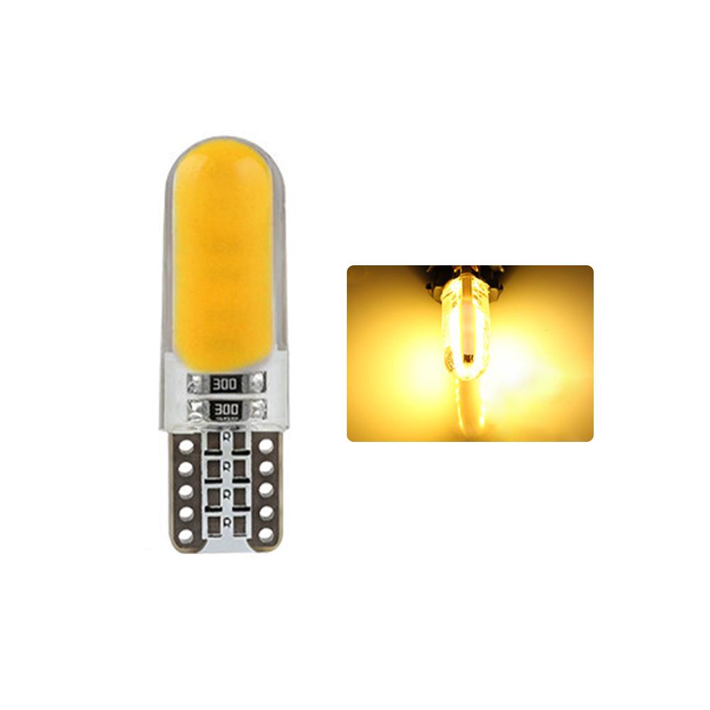 2Pcs W5W T10 Canbus LED Bulbs 12SMD LED COB Chips 12V 500LM Signal Lamp 168 194 Car Interior Dome Reading License Plate Light