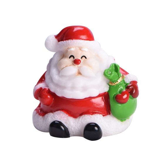 Mini DIY pryskyřice Santa Claus Sněhulák Forma Mikro Krajina Zahrada Domácí dekorace
