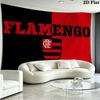 CR Flamengo Wall Tapestry Aesthetic Wall Hanging Printed Fabric Blanket Decorative Tapestries for Bedroom Living Room Home Decor