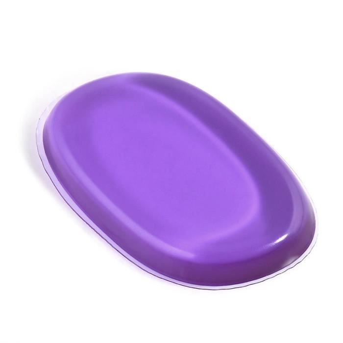 Sponge Puff Transparent Silicone Gel for Cosmetic Tool PURPLE